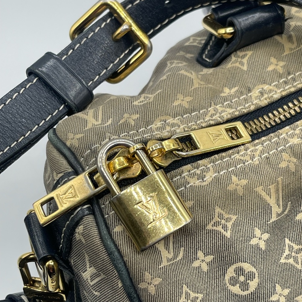 Louis Vuitton Mini Lin Speedy 30 Boston Doctor Monogram Bandouliere Bag - Picture 11 of 15
